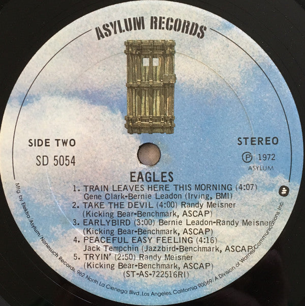 Eagles : Eagles (LP, Album, RE, PRC)
