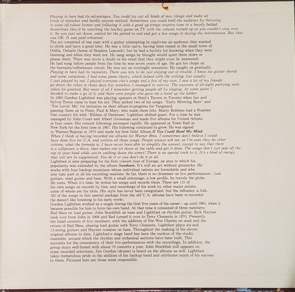 Gordon Lightfoot : Gord's Gold (2xLP, Comp, Win)