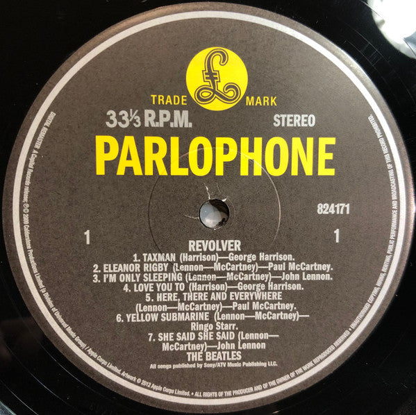 The Beatles : Revolver (LP, Album, RE, RM, 180)