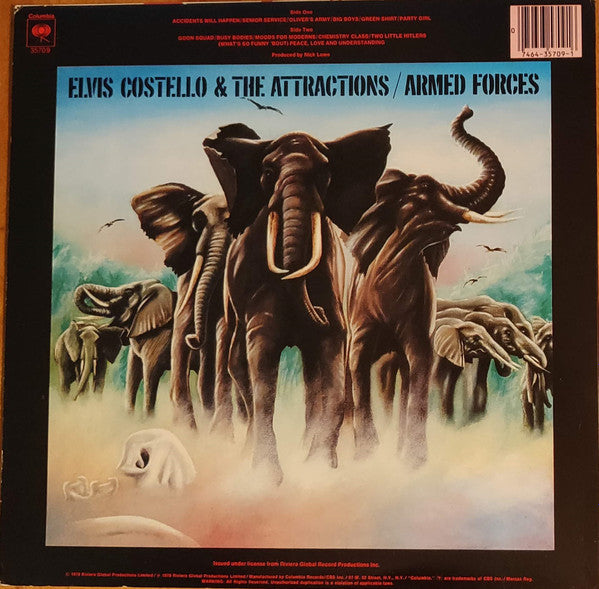 Elvis Costello And The Attractions* : Armed Forces (LP, Album, Pit + 7", EP, Ltd, Promo, Styrene, Pit)
