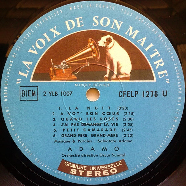 Adamo : Adamo Volume 2 (LP, Album, RE)