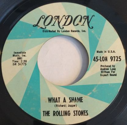 The Rolling Stones : Heart Of Stone / What A Shame (7", Single, Styrene, Mon)