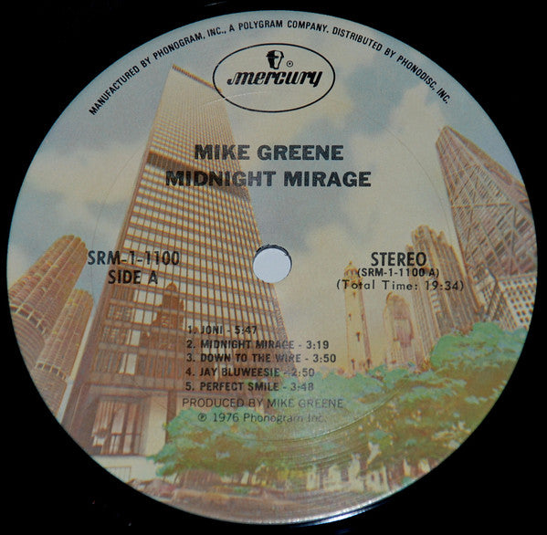Mike Greene (3) : Midnight Mirage (LP, Album)