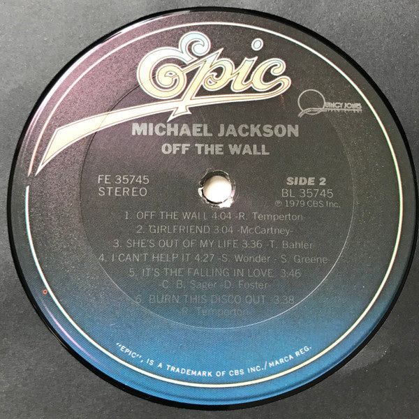 Michael Jackson : Off The Wall (LP, Album, Gat)