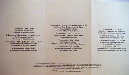 New Order : Substance (Cass, Comp, SR,)