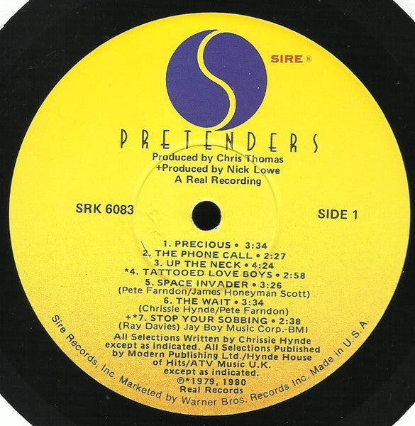 Pretenders* : Pretenders (LP, Album)