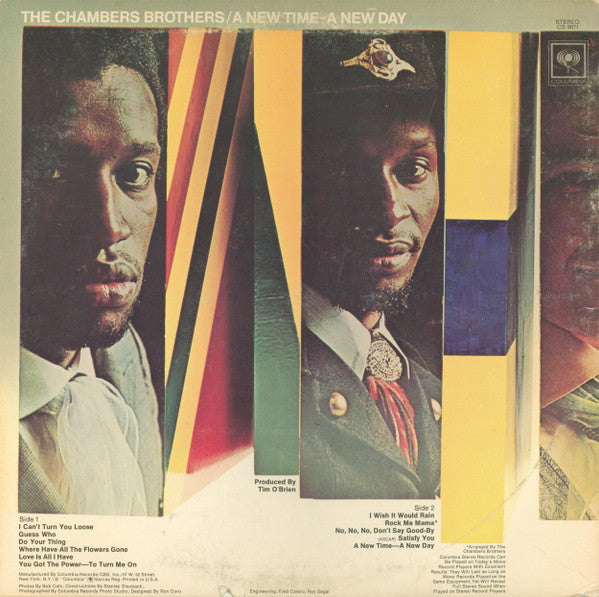 The Chambers Brothers : A New Time - A New Day (LP, Album, Ter)