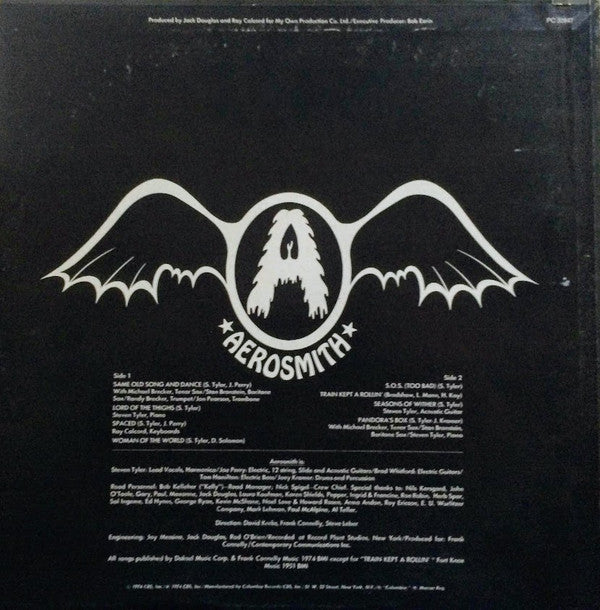 Aerosmith : Get Your Wings (LP, Album, RE)
