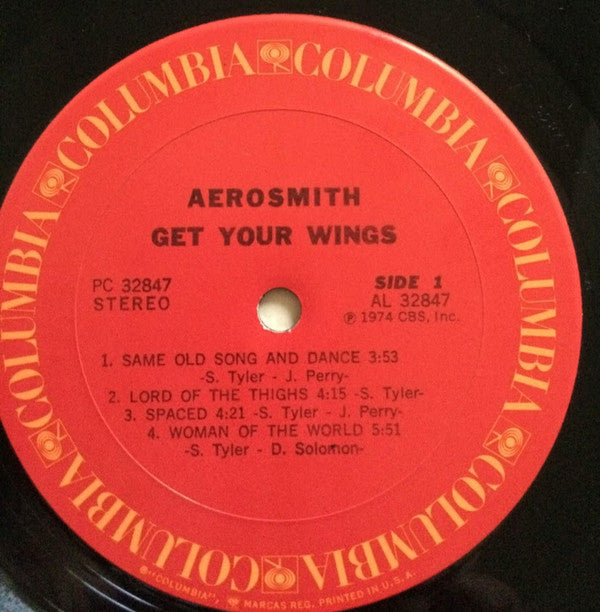Aerosmith : Get Your Wings (LP, Album, RE)