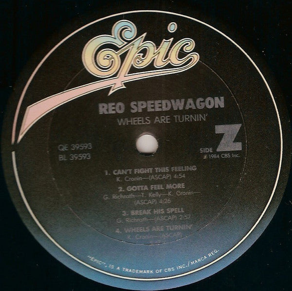 REO Speedwagon : Wheels Are Turnin' (LP, Album)