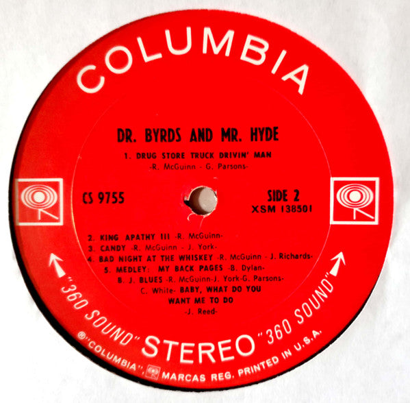 The Byrds : Dr. Byrds & Mr. Hyde (LP, Album, Pit)