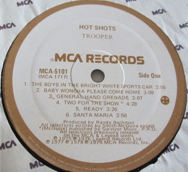 Trooper (4) : Hot Shots (LP, Comp, Gat)