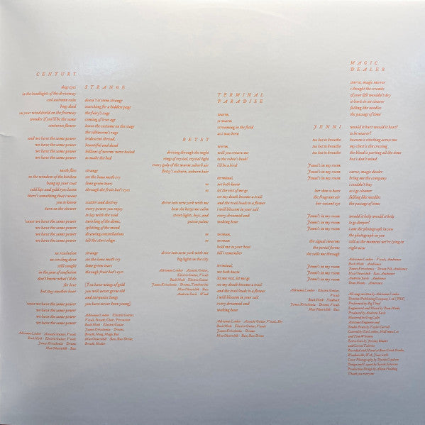 Big Thief : U.F.O.F. (LP, Album, Ltd, Ora)