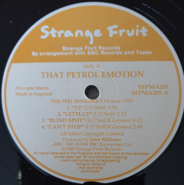 That Petrol Emotion : The Peel Sessions (12", Comp)
