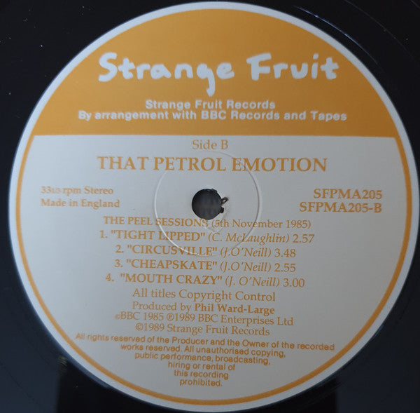 That Petrol Emotion : The Peel Sessions (12", Comp)