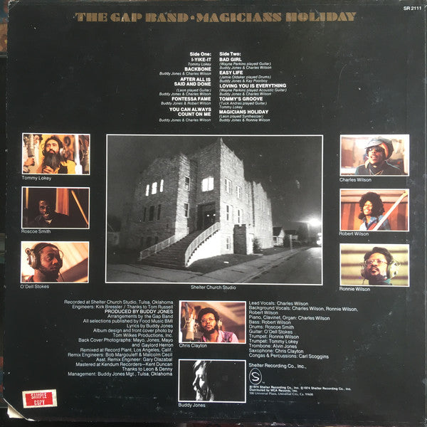 The Gap Band : Magicians Holiday (LP, Album, Pin)