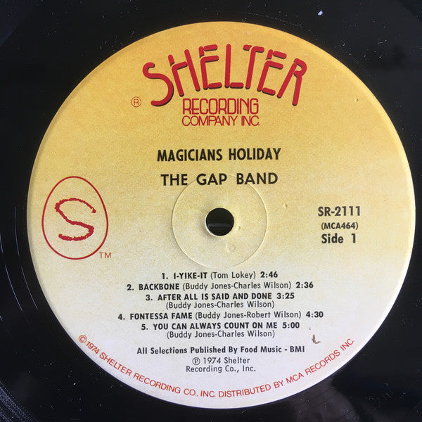 The Gap Band : Magicians Holiday (LP, Album, Pin)