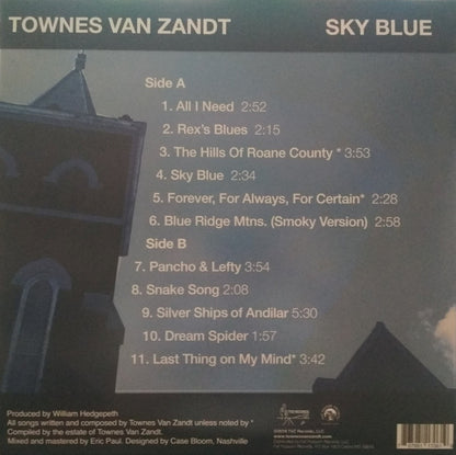 Townes Van Zandt : Sky Blue (LP, Album)