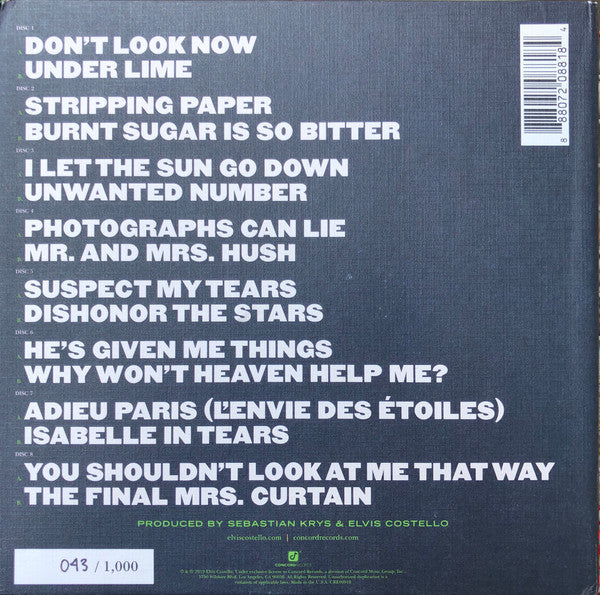 Elvis Costello & The Imposters : Look Now (10x7", Single + Box, Ltd, Num, S/Edition, Del)