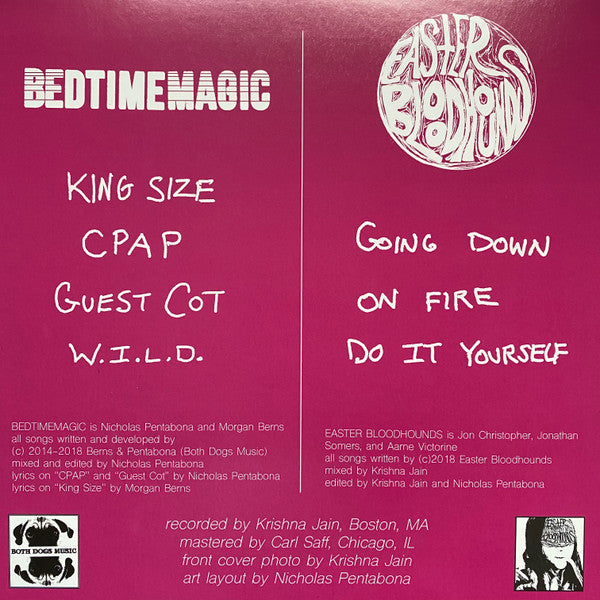 Bedtimemagic / Easter Bloodhounds : Turn The Bass Down, You Fucks (10", Tra)