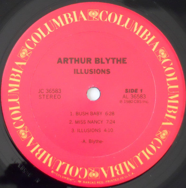 Arthur Blythe : Illusions (LP, Album, Pit)