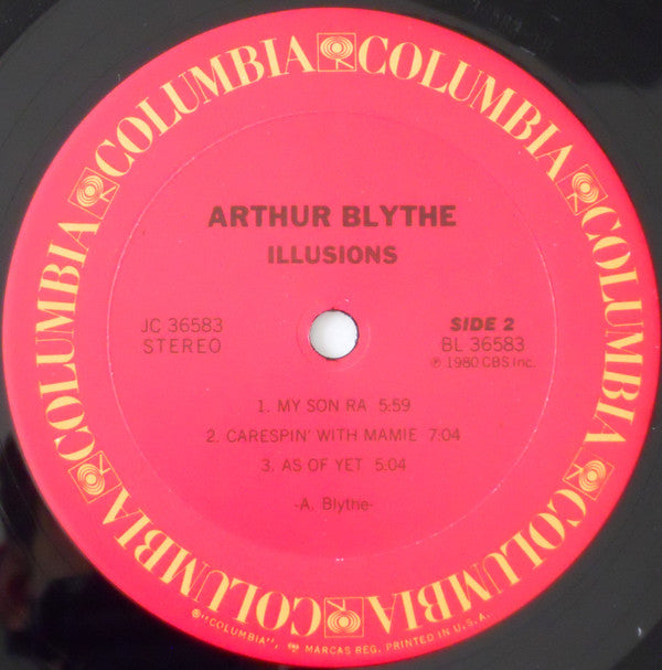 Arthur Blythe : Illusions (LP, Album, Pit)