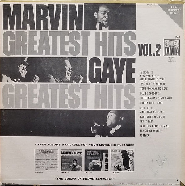 Marvin Gaye : Greatest Hits Vol. 2 (LP, Comp, Ind)