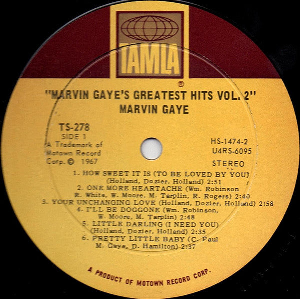 Marvin Gaye : Greatest Hits Vol. 2 (LP, Comp, Ind)