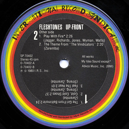 Fleshtones* : Up-Front (12", Ter)