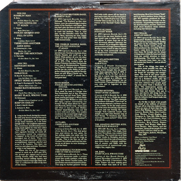 Various : The South's Greatest Hits (LP, Comp, Jac)