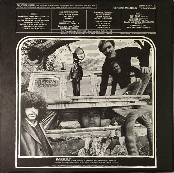 The Youngbloods : Elephant Mountain (LP, Album, Ind)
