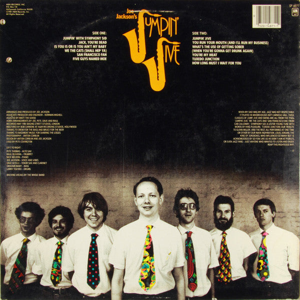 Joe Jackson's Jumpin' Jive : Joe Jackson's Jumpin' Jive (LP, Album, Y -)