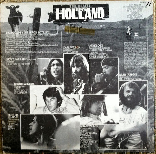 The Beach Boys : Holland (LP, Album, RP, Win)