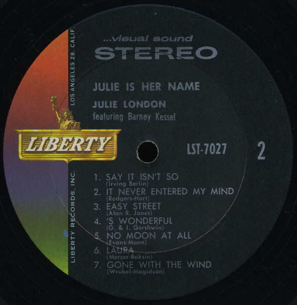 Julie London : Julie Is Her Name (LP, Album, RE)