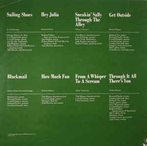 Robert Palmer : Sneakin' Sally Through The Alley (LP, Album, RE)