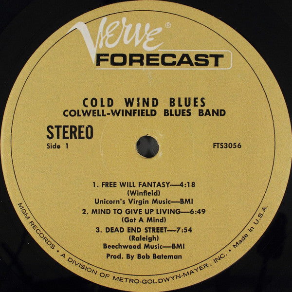 Colwell-Winfield Blues Band : Cold Wind Blues (LP, Album, MGM)