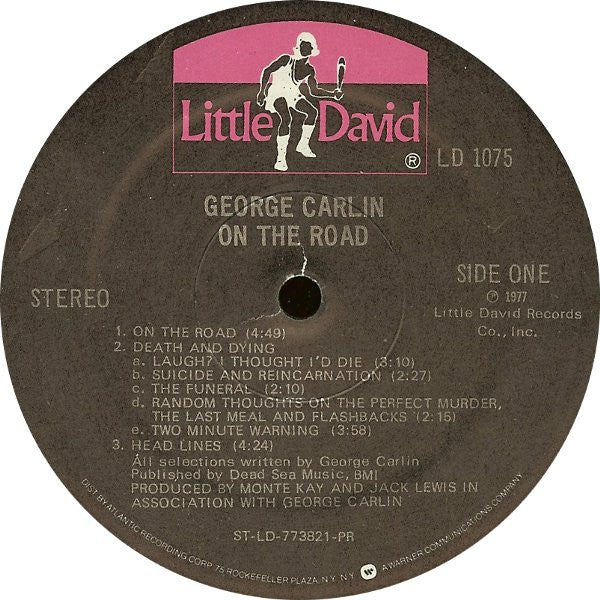 George Carlin : On The Road (LP, Album, PR )