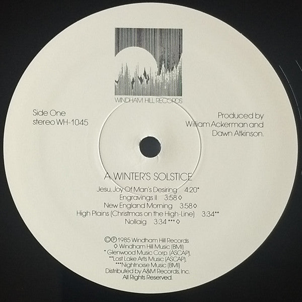 Windham Hill Artists : A Winter's Solstice (LP, Comp, EMW)