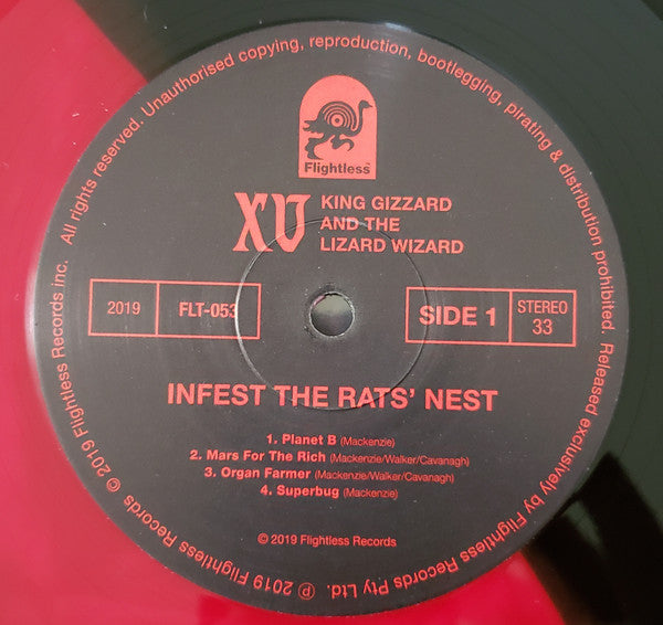 King Gizzard And The Lizard Wizard : Infest The Rats' Nest (LP, Album, Bla)