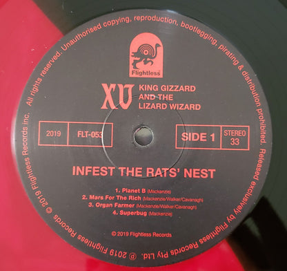 King Gizzard And The Lizard Wizard : Infest The Rats' Nest (LP, Album, Bla)