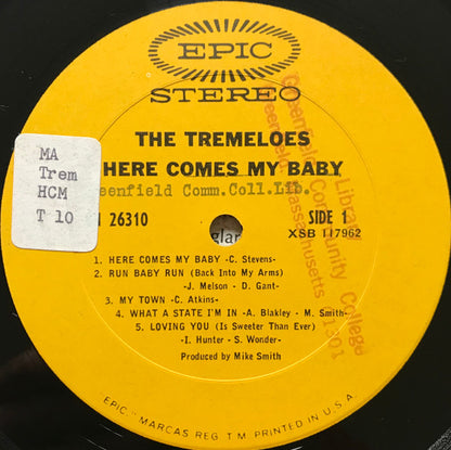The Tremeloes : Here Comes My Baby (LP, Album, Pit)