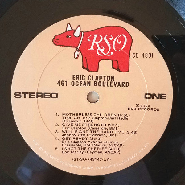 Eric Clapton : 461 Ocean Boulevard (LP, Album, LY )