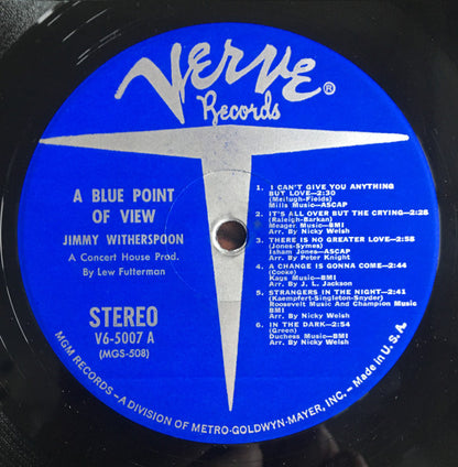 Jimmy Witherspoon : A Blue Point Of View  (LP, Album)