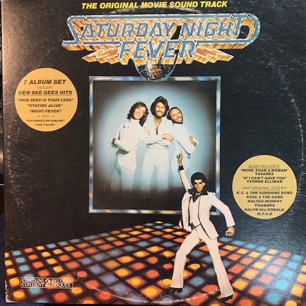 Various : Saturday Night Fever (The Original Movie Sound Track) (2xLP, Album, Comp)