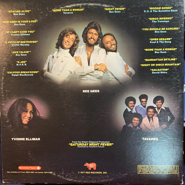 Various : Saturday Night Fever (The Original Movie Sound Track) (2xLP, Album, Comp)
