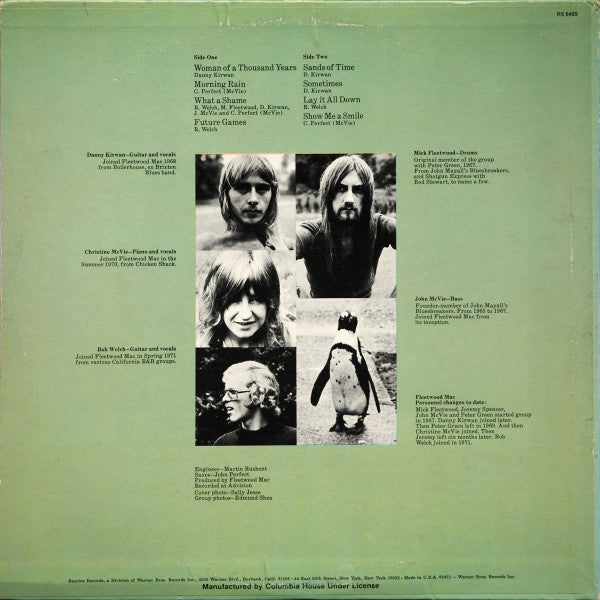 Fleetwood Mac : Future Games (LP, Album, Club, RE, Col)