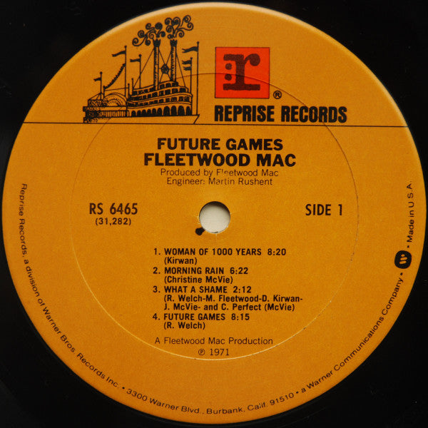 Fleetwood Mac : Future Games (LP, Album, Club, RE, Col)