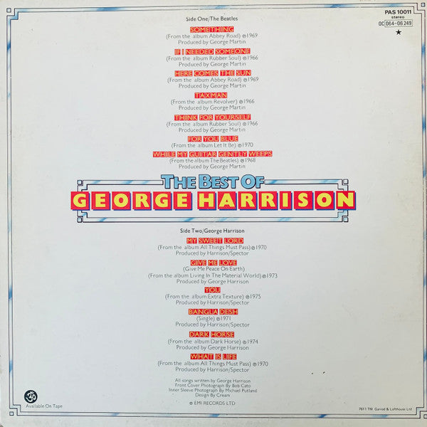 George Harrison : The Best Of George Harrison (LP, Comp)