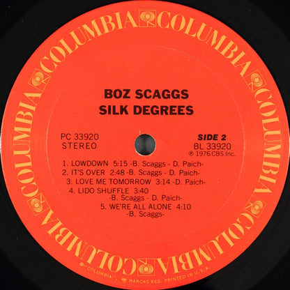 Boz Scaggs : Silk Degrees (LP, Album, Pit)