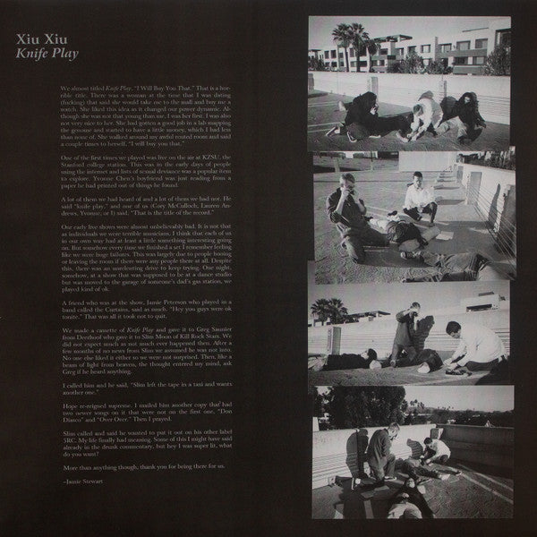 Xiu Xiu : Knife Play (LP, RE, Cle + 7", Single, Cle)